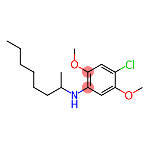 4-chloro-2,5-dimethoxy-N-(octan-2-yl)aniline