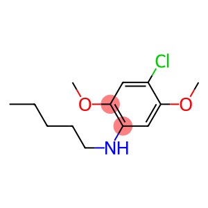 4-chloro-2,5-dimethoxy-N-pentylaniline