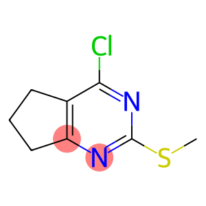 4-chloro-2-(methylsulfanyl)-6,7-dihydro-5H-cyclopenta[d]pyrimidine