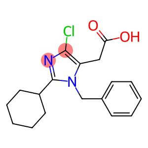 4-Chloro-2-cyclohexyl-1-(benzyl)-1H-imidazole-5-acetic acid