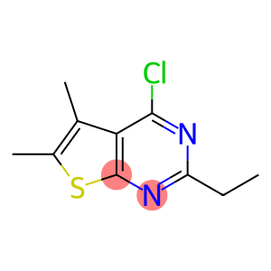 4-chloro-2-ethyl-5,6-dimethylthieno[2,3-d]pyrimidine