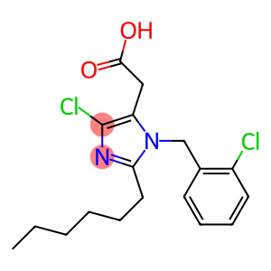 4-Chloro-2-hexyl-1-(2-chloro-benzyl)-1H-imidazole-5-acetic acid