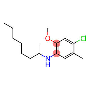 4-chloro-2-methoxy-5-methyl-N-(octan-2-yl)aniline