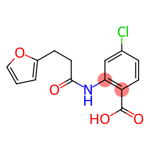 4-chloro-2-[3-(furan-2-yl)propanamido]benzoic acid