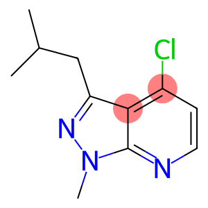 4-chloro-3-isobutyl-1-methyl-1H-pyrazolo[3,4-b]pyridine