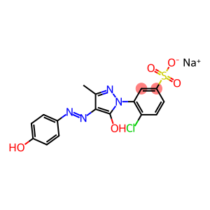 4-Chloro-3-[4-(p-hydroxyphenylazo)-3-methyl-5-hydroxy-1H-pyrazol-1-yl]benzenesulfonic acid sodium salt