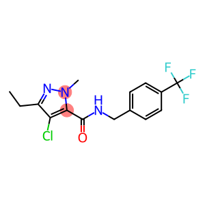 4-Chloro-5-ethyl-2-methyl-N-[4-(trifluoromethyl)benzyl]-2H-pyrazole-3-carboxamide