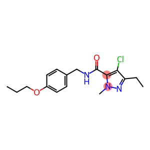 4-Chloro-5-ethyl-2-methyl-N-[4-propoxybenzyl]-2H-pyrazole-3-carboxamide