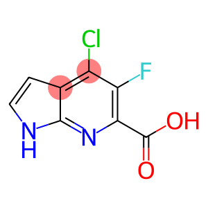 4-Chloro-5-fluoro-1H-pyrrolo[2,3-b]pyridine-6-carboxylic acid