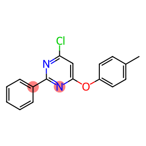 4-CHLORO-6-(4-METHYLPHENOXY)-2-PHENYLPYRIMIDINE