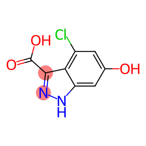 4-CHLORO-6-HYDROXYINDAZOLE-3-CARBOXYLIC ACID