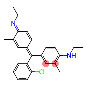 4-[(2-Chlorophenyl)[4-(ethylimino)-3-methyl-2,5-cyclohexadien-1-ylidene]methyl]-N-ethyl-2-methylbenzenamine