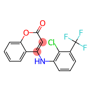 4-[2-chloro-3-(trifluoromethyl)anilino]-2H-chromen-2-one