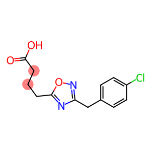 4-{3-[(4-chlorophenyl)methyl]-1,2,4-oxadiazol-5-yl}butanoic acid