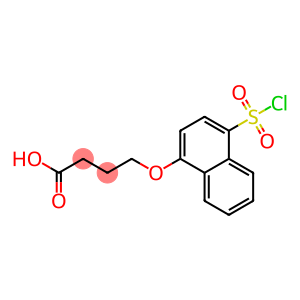 4-{[4-(chlorosulfonyl)naphthalen-1-yl]oxy}butanoic acid