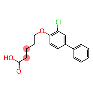 5-(2-chloro-4-phenylphenoxy)pentanoic acid