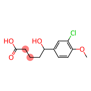 5-(3-chloro-4-methoxyphenyl)-5-hydroxypentanoic acid