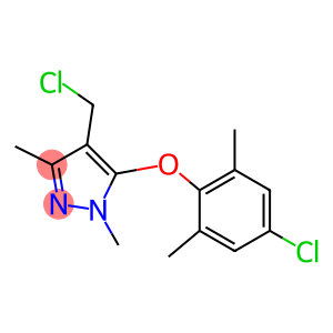 5-(4-chloro-2,6-dimethylphenoxy)-4-(chloromethyl)-1,3-dimethyl-1H-pyrazole