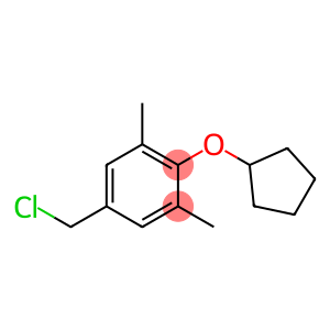 5-(chloromethyl)-2-(cyclopentyloxy)-1,3-dimethylbenzene