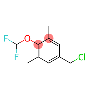 5-(chloromethyl)-2-(difluoromethoxy)-1,3-dimethylbenzene