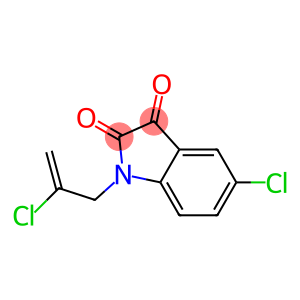 5-chloro-1-(2-chloroprop-2-en-1-yl)-2,3-dihydro-1H-indole-2,3-dione