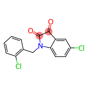 5-chloro-1-[(2-chlorophenyl)methyl]-2,3-dihydro-1H-indole-2,3-dione