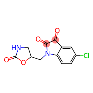 5-chloro-1-[(2-oxo-1,3-oxazolidin-5-yl)methyl]-2,3-dihydro-1H-indole-2,3-dione