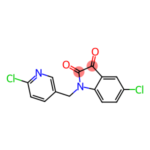 5-chloro-1-[(6-chloropyridin-3-yl)methyl]-2,3-dihydro-1H-indole-2,3-dione