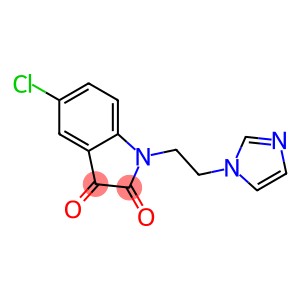 5-chloro-1-[2-(1H-imidazol-1-yl)ethyl]-2,3-dihydro-1H-indole-2,3-dione