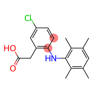 5-Chloro-2-(2,3,5,6-tetramethylphenylamino)benzeneacetic acid