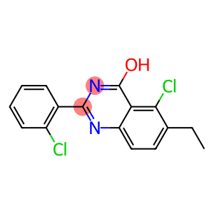 5-chloro-2-(2-chlorophenyl)-6-ethylquinazolin-4-ol