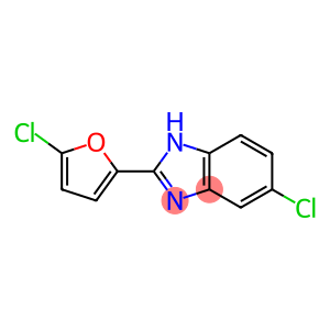 5-Chloro-2-(5-chlorofuran-2-yl)-1H-benzimidazole