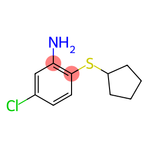 5-chloro-2-(cyclopentylsulfanyl)aniline