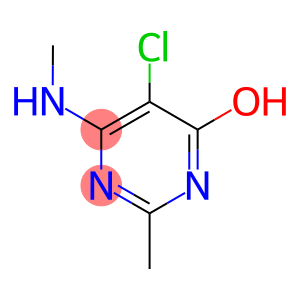 5-Chloro-2-methyl-6-(methylamino)pyrimidin-4-ol, 5-Chloro-N,2-dimethyl-6-hydroxypyrimidin-4-amine