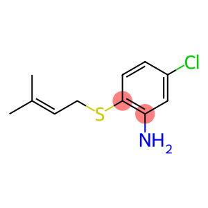 5-chloro-2-[(3-methylbut-2-en-1-yl)sulfanyl]aniline