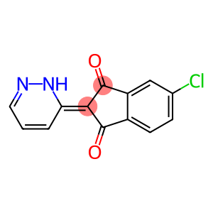 5-Chloro-2-[pyridazin-3(2H)-ylidene]indane-1,3-dione