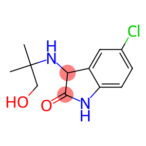 5-chloro-3-[(1-hydroxy-2-methylpropan-2-yl)amino]-2,3-dihydro-1H-indol-2-one