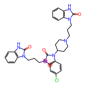 5-Chloro-3-[3-(2,3-dihydro-2-oxo-1H-benziMidazol-1-yl)propyl]-1-[1-[3-(2,3-dihydro-2-oxo-1H-benziMidazol-1-yl)propyl]-4-piperidinyl]-1,3-dihydro-2H-benziMidazol-2-one