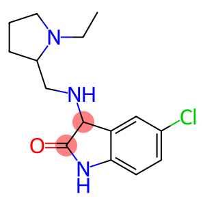 5-chloro-3-{[(1-ethylpyrrolidin-2-yl)methyl]amino}-2,3-dihydro-1H-indol-2-one