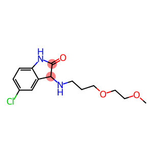 5-chloro-3-{[3-(2-methoxyethoxy)propyl]amino}-2,3-dihydro-1H-indol-2-one