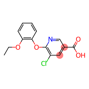 5-chloro-6-(2-ethoxyphenoxy)nicotinic acid