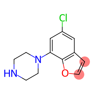 5-Chloro-7-(piperazin-1-yl)benzofuran