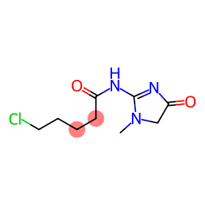 5-chloro-N-(1-methyl-4-oxo-4,5-dihydro-1H-imidazol-2-yl)pentanamide