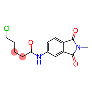 5-chloro-N-(2-methyl-1,3-dioxo-2,3-dihydro-1H-isoindol-5-yl)pentanamide