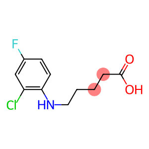 5-[(2-chloro-4-fluorophenyl)amino]pentanoic acid