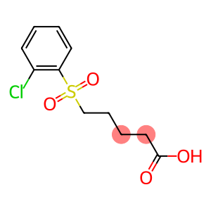 5-[(2-chlorobenzene)sulfonyl]pentanoic acid