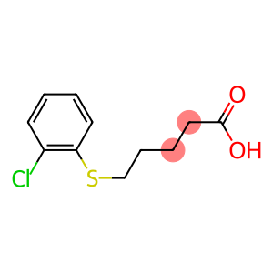 5-[(2-chlorophenyl)sulfanyl]pentanoic acid