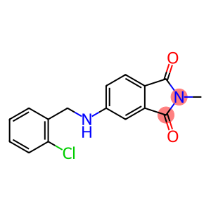 5-{[(2-chlorophenyl)methyl]amino}-2-methyl-2,3-dihydro-1H-isoindole-1,3-dione