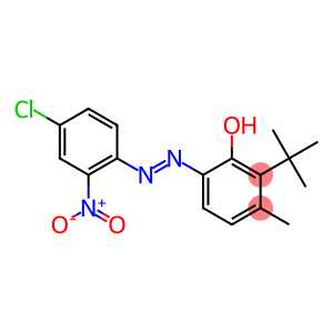 6-(4-Chloro-2-nitrophenylazo)-3-methyl-2-(1,1-dimethylethyl)phenol