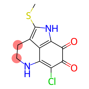 6-Chloro-1,3,4,5-tetrahydro-2-methylthiopyrrolo[4,3,2-de]quinoline-7,8-dione